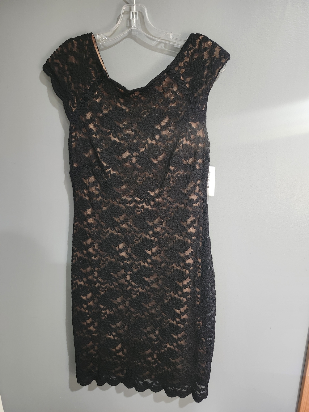 Dress Barn Black Lace Sheath Dress - Elegant Women's Cocktail Dress Size 10 New